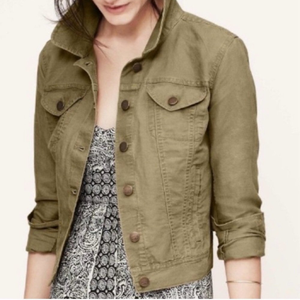 Ann Taylor LOFT Soft Linen Jacket